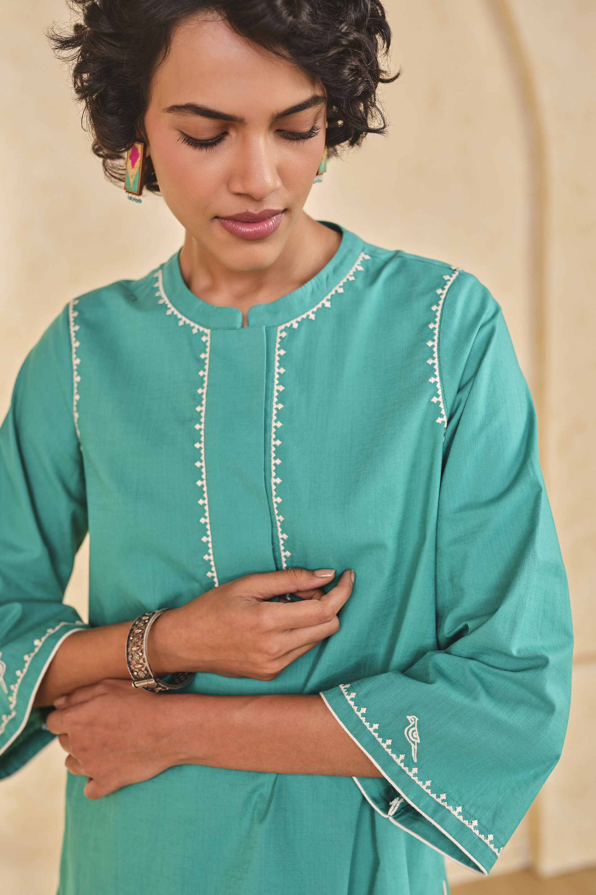 Ocean Blue Tunic, Turquoise, image 6